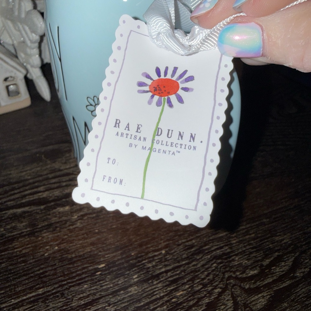 Rae Dunn “Boy Mom” Blue Mug w/ Daisy Print – NWT - Picture 5 of 6
